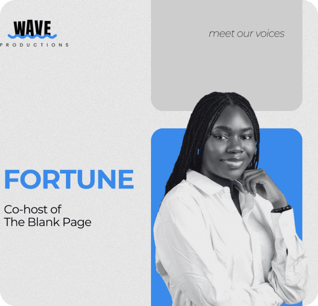 Fortune, co-host of The Blank Page